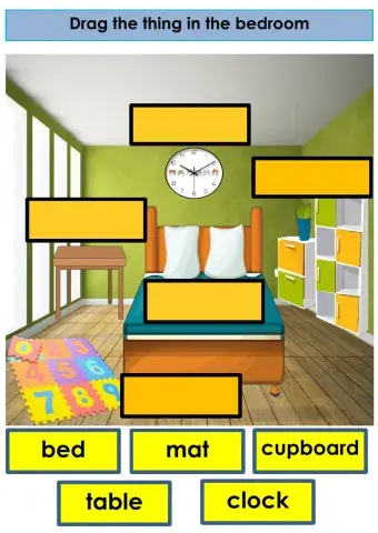 Thing in the bed room