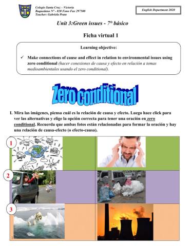 Zero conditional-the environment