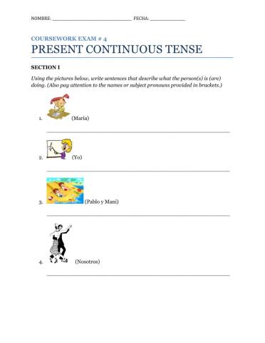 Present Continuous Tense