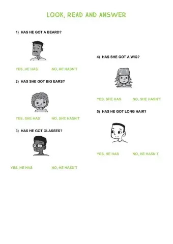 Look, read and choose