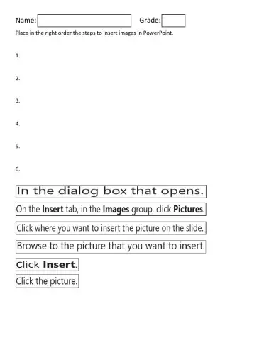 Insert Images in PowerPoint