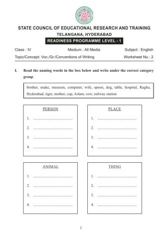 class 4 worksheet 2