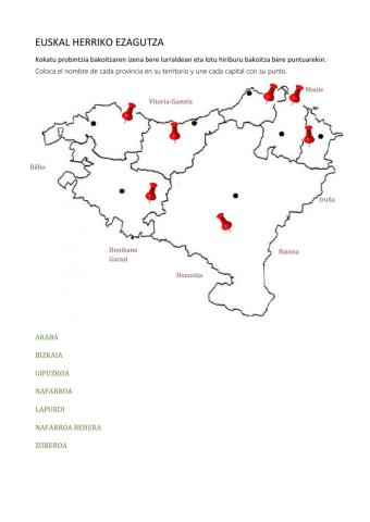 Euskal Herriko probintziak