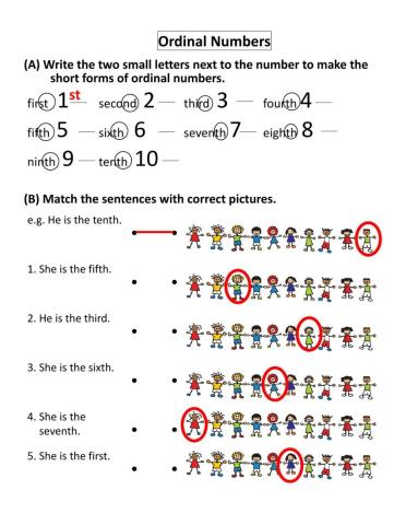 Ordinal Numbers