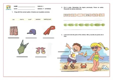 The clothes Exercise