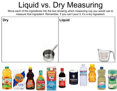 Liquid vs dry