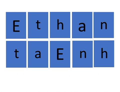 Ethan's name