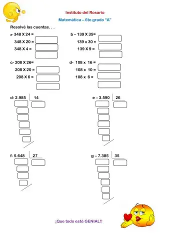 Resolución de cuentas