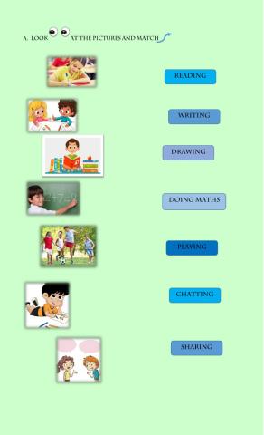 What do you like at school?