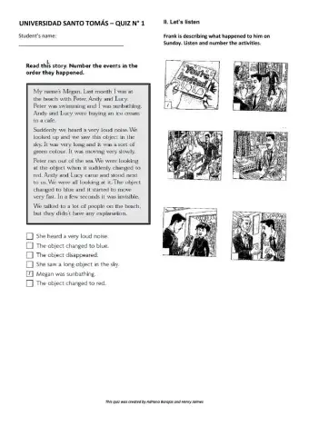 Past simple and continous