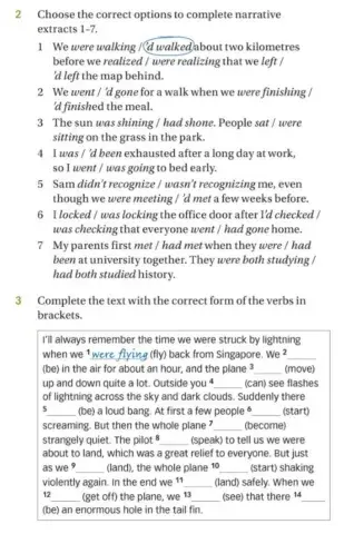 Navigate b1+ narrative forms