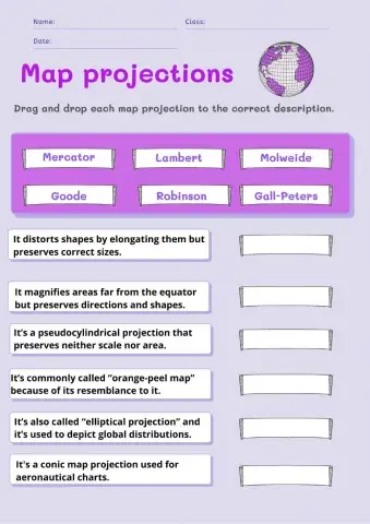 Exploring map projections