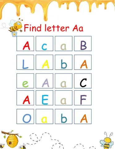 Letter A