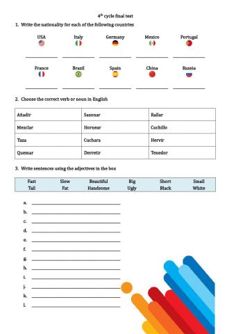 4th cycle final test
