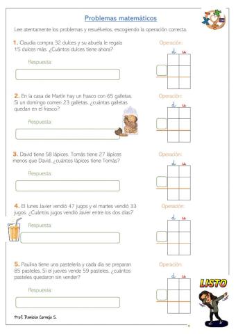 Problemas matemàticos