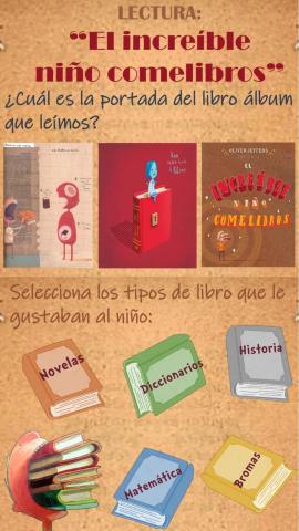 Ficha de lectura: El increíble niño comelibros
