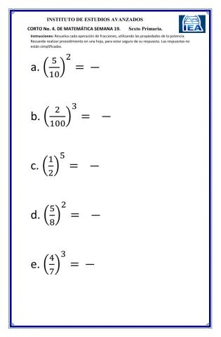 Propiedades de Potencias