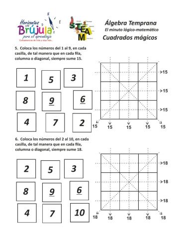Cuadrados mágicos - 1