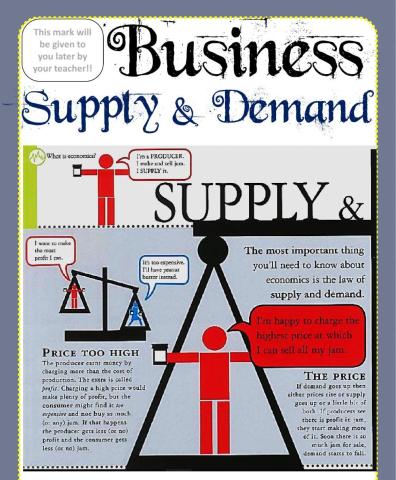Week 23 - Business - Supply and Demand