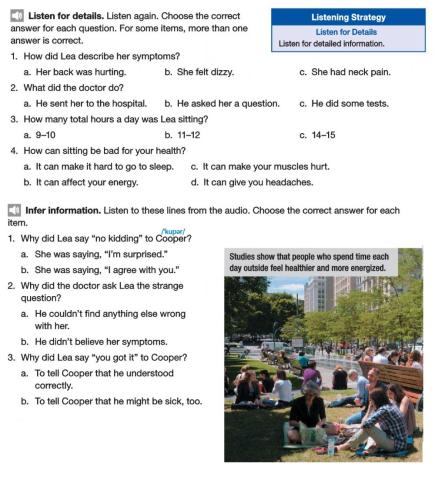 Intermediate 03 page98 listening