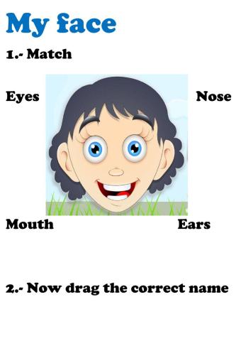 My face