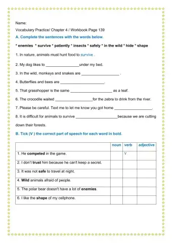 Vocabulary Practice -WaytoGo-WB-Page140