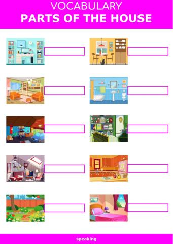 Parts of the house - speaking