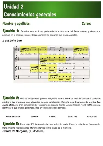 Unidad 2 Conocimientos generales