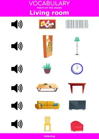 Parts of the house - living room and dining room - listening