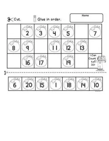 Números del 1 al 20