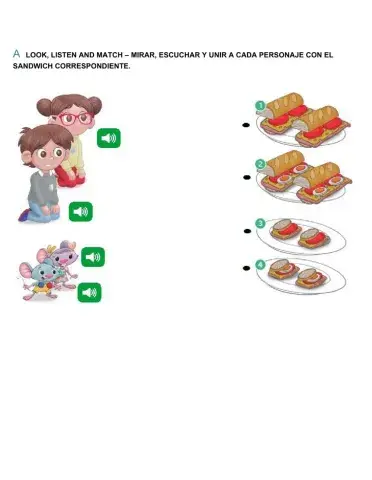 Look, listen and match