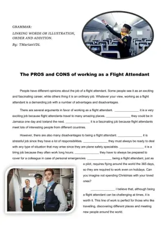 Linking words Reading