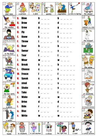 Irregular Verbs