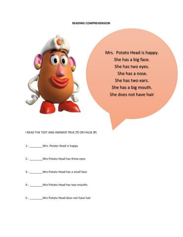 Reading comprehension