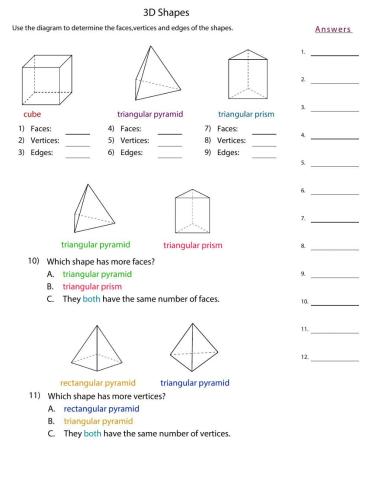 3D Shapes