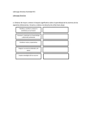 Liderazgo directivo Actividad N°2