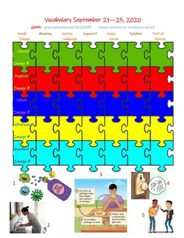 Coronavirus Vocabulary 6