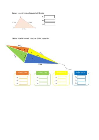 Triángulo: Perímetro