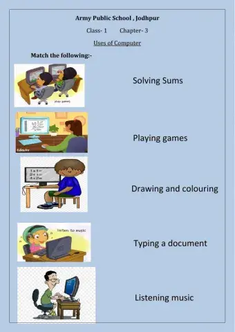 Uses of COMPUTER