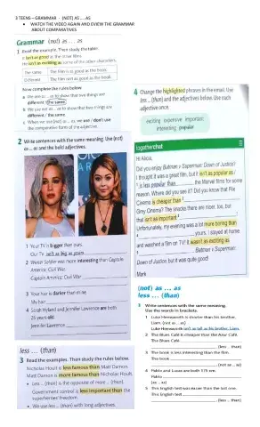 As ... as- less comparatives