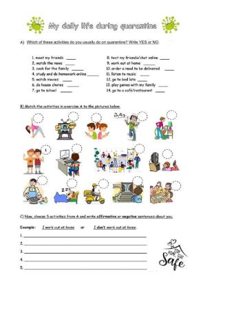 Routines during quarantine