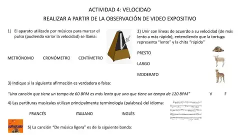 Actividad 4: Velocidad-Tempo