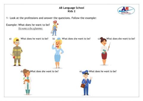 What does he-she want to be?