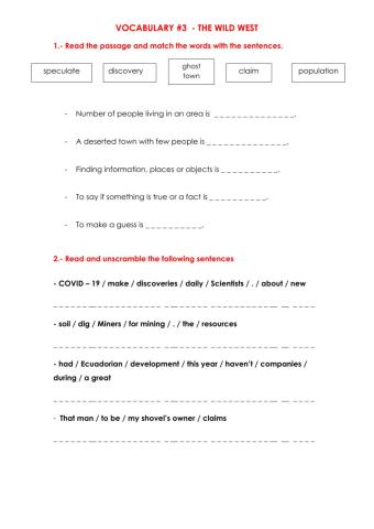 Vocabulary Introduction -3