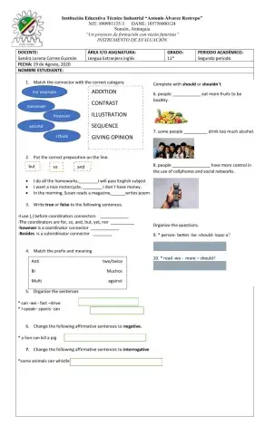 Exam for second period 11