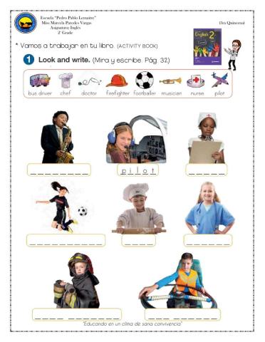 Occupations 2 - 2nd Grade