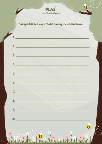 Frugal Fred - Saving the Environment