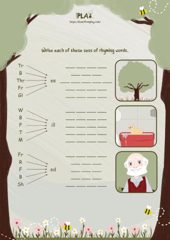 Frugal Fred - Rhyming Words