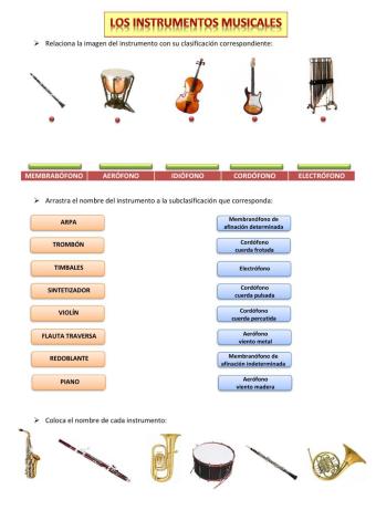 Instrumentos musicales