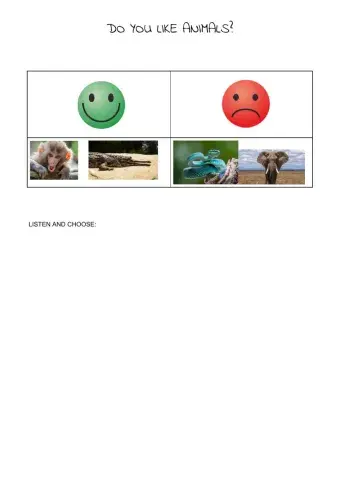 Do you like animals?